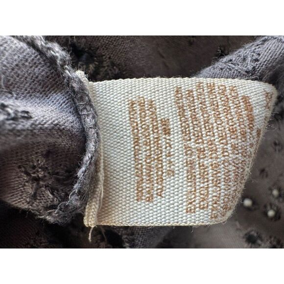 Free PeopleXS  Dream Date Lace-Up Trapeze Halter Grey Top Boho Grunge Y2K - Picture 6 of 8